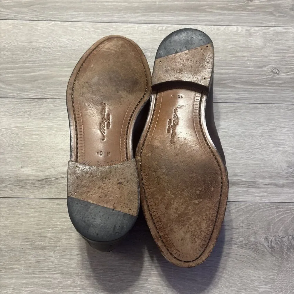 Mezlan Handmade Spain Dress Shoes Leather Brown Pre-Owned 10 W